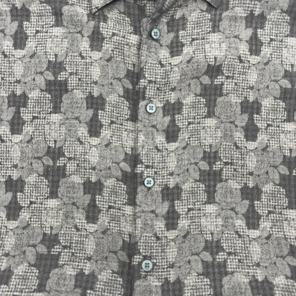 Robert Graham Men's Long Sleeve Button Down Shirt Gray Rose Classic Fit L‎ - Picture 3 of 7